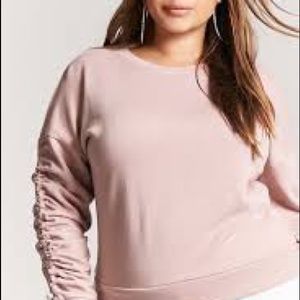 Blush French Terry Pullover Sweater